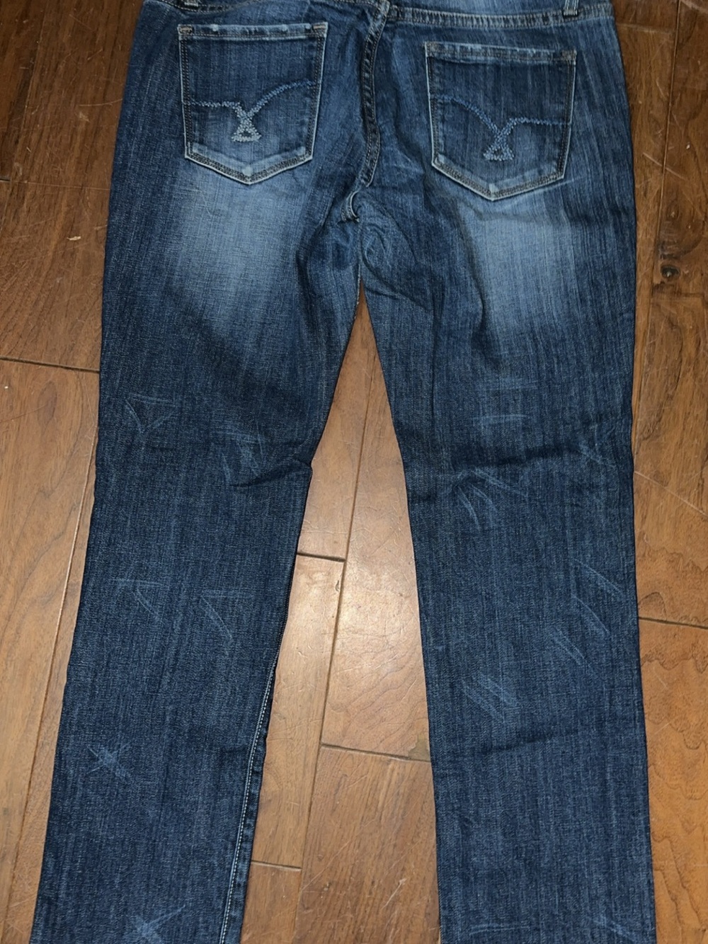 Vigoss London Women's Skinny Jeans - Dark Blue Washed Denim sz 13 stretch euc